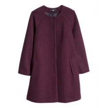 Wool-blend Coat
